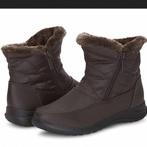 totes Shoes Totes Womens Dalia Snow Boots In Brown Sz Poshmark